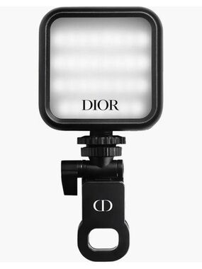 NEW Dior Selfie Phone Clip Black On-Camera LED Light📸